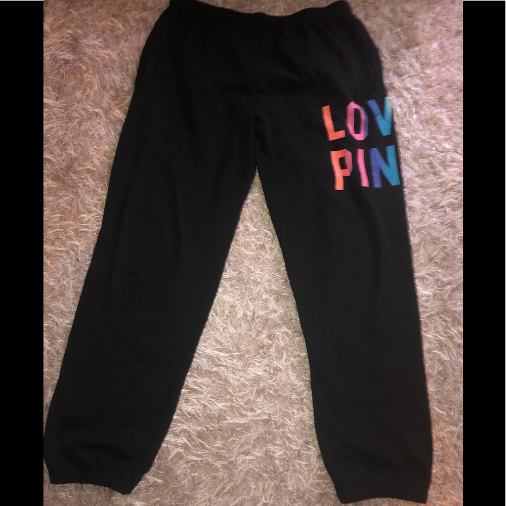 Victoria secret pink sweat pants oversized L Xl